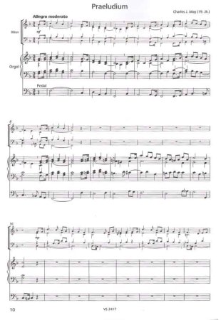 Preview: Bläser und Tasten Band 2 Notenbeispiel